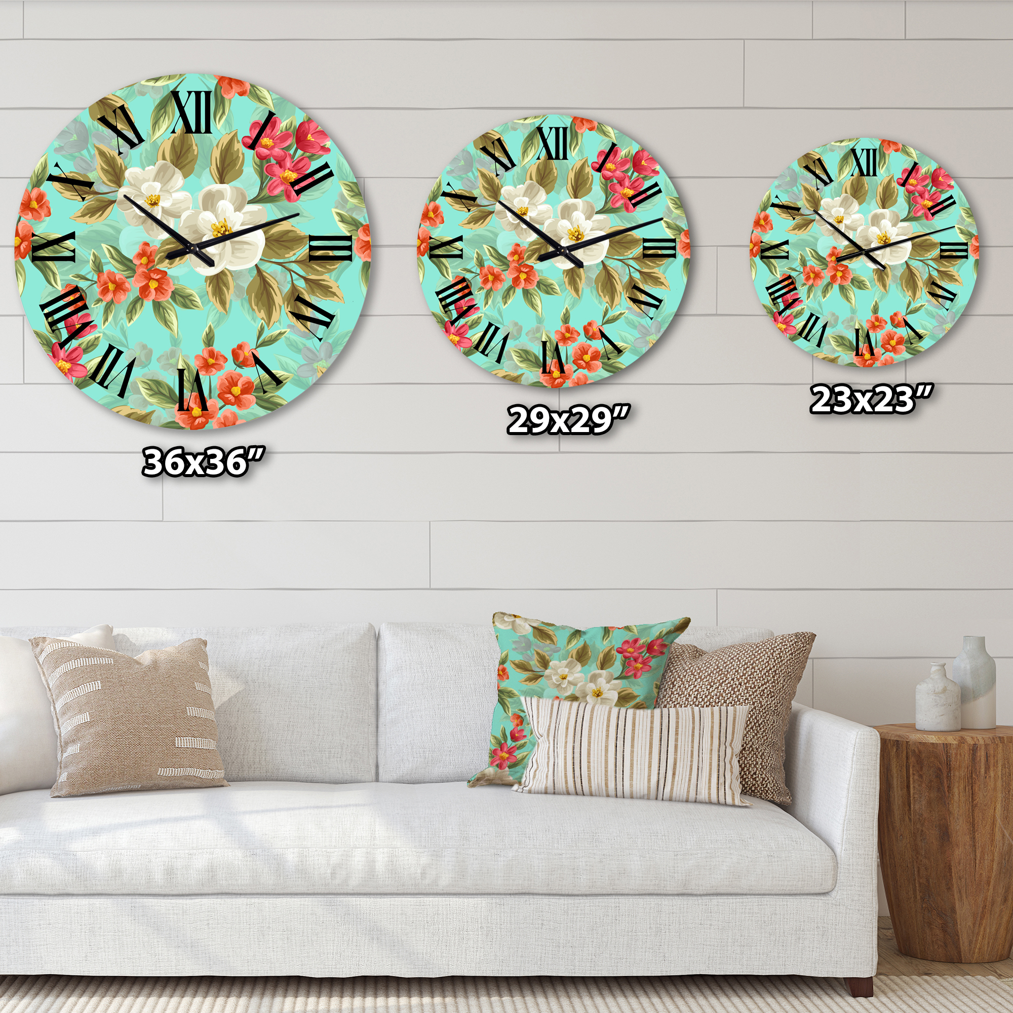 Designart 1 in Traditional Wall Clock