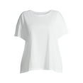 thumbnail image 4 of Terra & Sky Women's Plus Size Relaxed Crewneck T-Shirt, 4 of 6