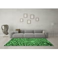 thumbnail image 3 of Ahgly Company Indoor Rectangle Oriental Emerald Green Modern Area Rugs, 7' x 10', 3 of 4