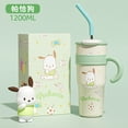 thumbnail image 4 of Sanrio Hello Kitty Cinnamoroll termo botella Pochacco taza de agua para sorber termo de acero inoxidable taza aislada de alta capacidad, 4 of 4