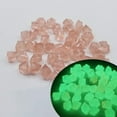 thumbnail image 1 of 300 piedras luminosas • Guijarros luminosos multicolores para decoración de jardines, acuarios y piscinas • Piedras luminosas de 1,4x1,1 cm para relleno de pasarelas, paisajes y jarrones, 1 of 4