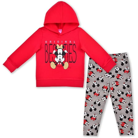

Minnie Mouse Girls 2 Piece Hoodie and Legging Set Toddler