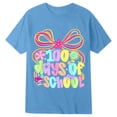 thumbnail image 4 of Rhuody Hauts pour Fille T-Shirt à Manches Courtes Col Rond T-Shirt à Imprimés de Dessins Animés Hauts Rétro Tenue Quotidienne 8-9 Ans Marine, 4 of 4