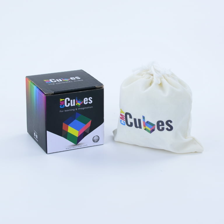 CUBE CMY Cubes Original CMY Cube, 50mm Color Cube, Cyan Magenta