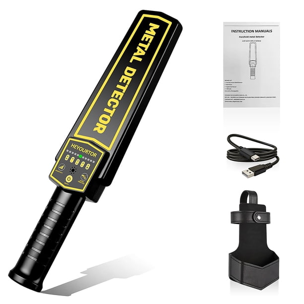 Detector de metales portátil recargable HEYOURTOR