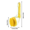 thumbnail image 5 of 3-in-1 Pet Bath Brush for Dogs & Cats, Dog Bath Brush, Shower Massage Brush, Deshedding Comb & Lathering Tool, Anti-Frizz Grooming Brush for Bath Time, 5 of 5