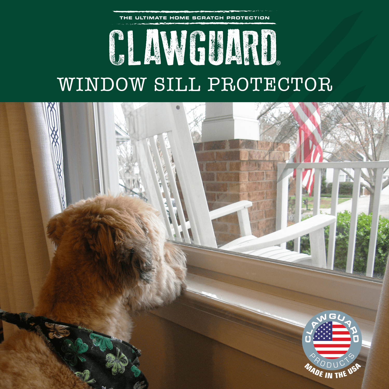 CLAWGUARD Window Sill Protector. Strong 