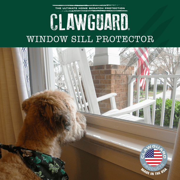 CLAWGUARD Window Sill Protector Strong Transparent CLEAR Protection