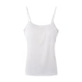 thumbnail image 1 of Womens Camisole Adjustable Strap Tank Tops with Shelf Bra Stretch Undershirts, 1 of 7