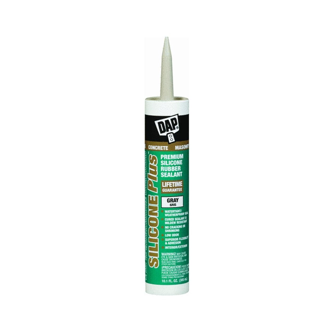 Dap 08675 10.1 Oz Gray Silicone Plus Concrete and Masonry Sealant