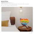 thumbnail image 2 of Minkissy 1Set Heart Shaped Jar Glass Candy Container with Lid for Food Storage and Decoration Transparent Cork Stopper, 2 of 8