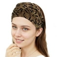 thumbnail image 4 of Unique Bargains 1 Pc Headband Star Wide Hairband for Women Coffee Color, 4 of 5