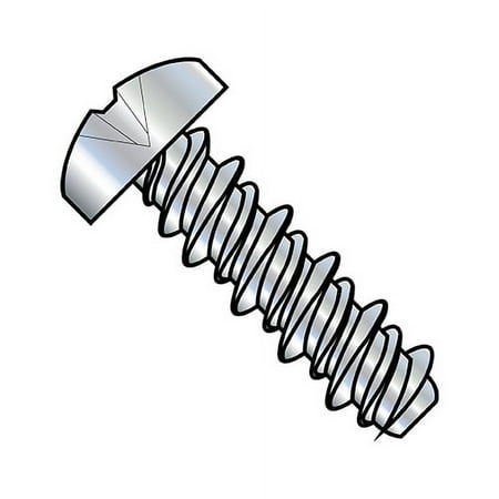 12X1 1/4 #10HD Phillips Pan High Low Screw Fully Threaded Zinc (Pack Qty 3 000) BC-1220HPP