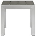 thumbnail image 6 of Pemberly Row 2-Piece Modern Aluminum Outdoor Set in Gray/Silver, 6 of 6