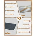 thumbnail image 4 of White Gray Marble Stair Treads for Wooden Steps Indoor Runner Rug Carpet, Modern Abstract Golden Texture Art 4 Pieces Peel and Stick Staircase Step Treads Covers Washable Throw Door Mats, 30"x8", 4 of 5