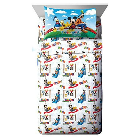 Disney Junior Mickey Mouse Clubhouse Play 3 Piece Twin Sheet Set ...