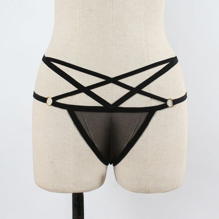 Women Cute Lingerie Hanging Neck Towel Bra for Women Briefs Underwear Panties T Valentine s Day Lingerie for Women String Thongs Knickers