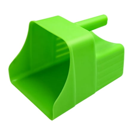 Plastic Enclosed Feed Scoop Heavy Duty Stackable Feeding Scoop Large Capacity Farm Supplies for Sorting Plastic Enclosed Feed Scoop Heavy Duty Stackable Feeding Scoop Large Capacity Farm Supplies for Sorting