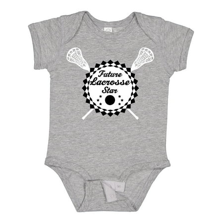 

Inktastic Future Lacrosse Star Childs Gift Baby Boy or Baby Girl Bodysuit