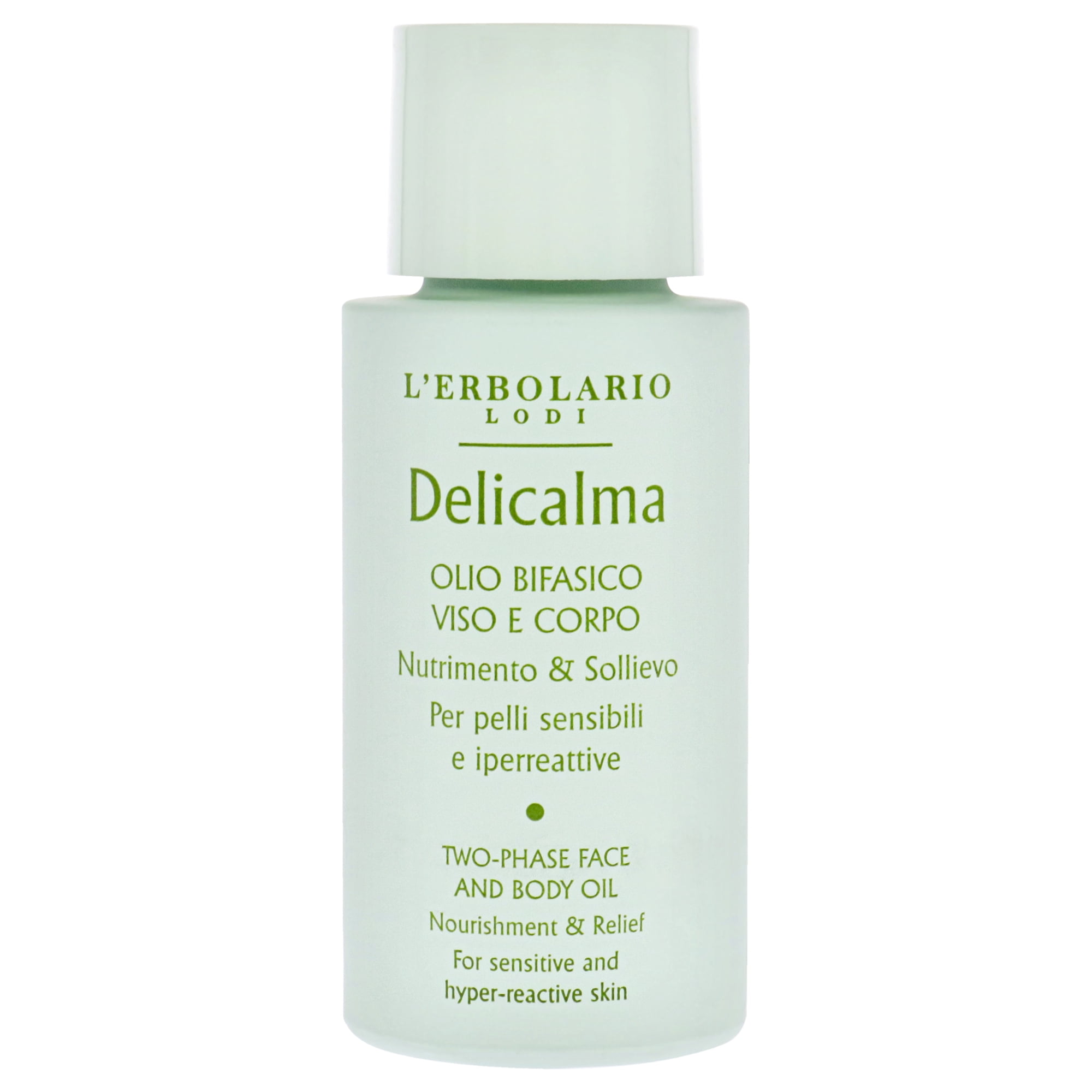 LErbolario Delicalma Two-Phase Face and Body Oil , 1 oz Oil