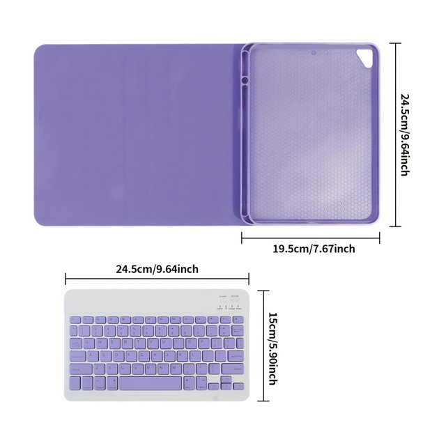 Optimized Title: iPad Keyboard Case for 10.2 9th 10.9 10th Gen Air Pro 11, Wireless Bluetooth Keyboard Cover with Pencil Holder, Shockproof Protective Folio, Quiet Keys, Slim Lightweight