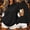 A49 Black, variant on Women's Fall Hoodies Floral Ghost Pumpkin Graphic Print Sweatshirts Long Sleeve Oversized Pullover Hooded Tops Casual Autumn Relaxed Fit Clothes