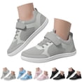 thumbnail image 2 of TIREOW Kids Wide Barefoot Shoes Boys Girls Hiking Shoes Naturally Minimalist Sneakers Lace-Up Low Top Lightweight Breathable Athletic Sneakers Non-Slip Sole Sports Shoes, 2 of 7