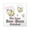 Clear, variant on CafePress - Save The Boo Bees Square Sticker 3 X 3 - Square Sticker 3" x 3"