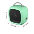 thumbnail image 2 of HIBIBUD 2026 New Desktop Small Household Portable Heater Quick Heat&Energy Saving Portable Heater Universal Car Heater with Blower Mini Fireplace Heater Dog Heater Camp Heater Battery Power, 2 of 6