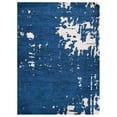 thumbnail image 2 of Rugsotic Carpets Hand Knotted Silk Area Rugs - 6'X9', Rectangle, Blue Beige, Abstract Modern Design, High Pile Thick Handmade Anti Skid Area Rugs For Living Room, Bed Room (Ns1230), 2 of 5