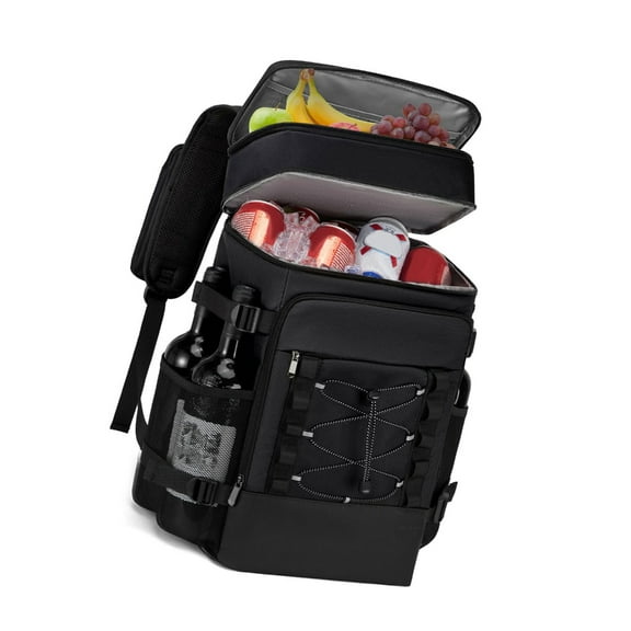 Large Capacity Thermal Backpack For Hiking Leak Resistant Oxford Shoulder Straps