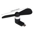 thumbnail image 3 of Mini ventilador portátil de mano, ventilador personal recargable a batería para oficina, viajes y exteriores (3 velocidades), 3 of 4
