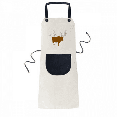 

Common Knowledge English Language Culture Apron Adjustable Bib Cotton Linen BBQ Kitchen Pocket Pinafore