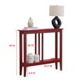 thumbnail image 3 of Room Designs Console Table Red Transitional Rectangular, 3 of 4