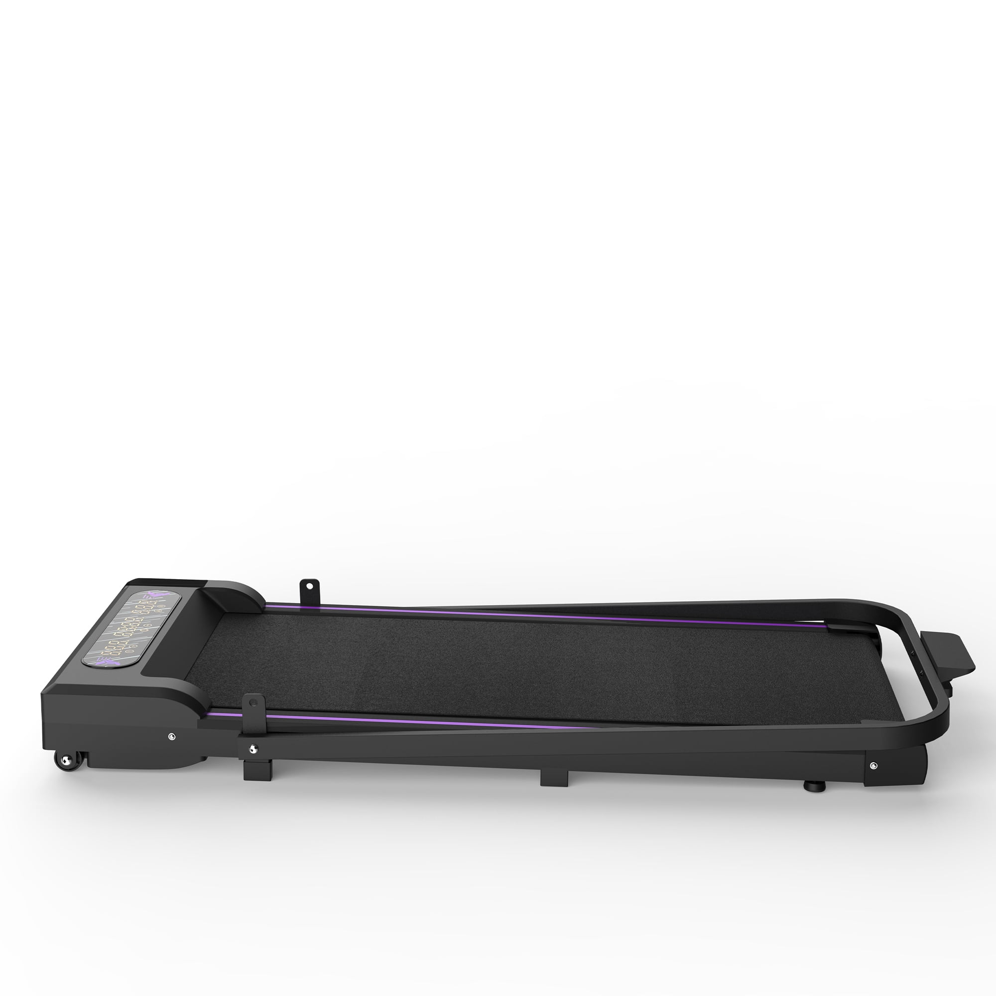 Jopath 2 in 1 Treadmill for Home,Portable Under Desk Treadmill with Handle Remote Control LED Display,Walking Jogging Machine for Home Office Use,Black