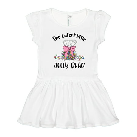 

Inktastic The Cutest Little Jelly Bean Gift Toddler Girl Dress