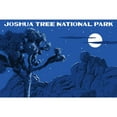 thumbnail image 3 of Joshua Tree National Park, California, Night Scene, WPA (9x12 Wall Art Print, Home Decor), 3 of 3