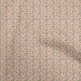 thumbnail image 1 of oneOone Cotton Flex Pink Salmon Fabric Jacobean Floral Fabric For Sewing Printed Craft Fabric By The Yard 40 Inch Wide, 1 of 4