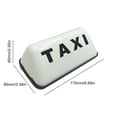 thumbnail image 3 of 5uds. Señal luminosa 12V COB 3W techo Taxi COB Taxi techo superior blanco, 3 of 4