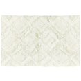 thumbnail image 1 of The Linen Yard - Alfombrilla de Baño Diamond Diseño Mullida (Marfil), 1 of 2