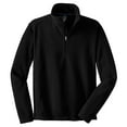 thumbnail image 5 of Yellow Rooster Men's Value Fleece 1/4-Zip Male Pullover Black XS, 5 of 6