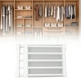 thumbnail image 1 of DIY Cabinet Divider Storage Rack Closet Tension Shelf Expandable Nail Free Cabinet Divider Storage Rack for Wardrobe Cupboard, 1 of 8