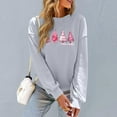 thumbnail image 4 of Christmas Sweatshirt for Womens Fashion Crewneck Christmas Printed Pullover Top Winter Long Sleeve Sweaters Loose Plus Size Blouses Tops, 4 of 6