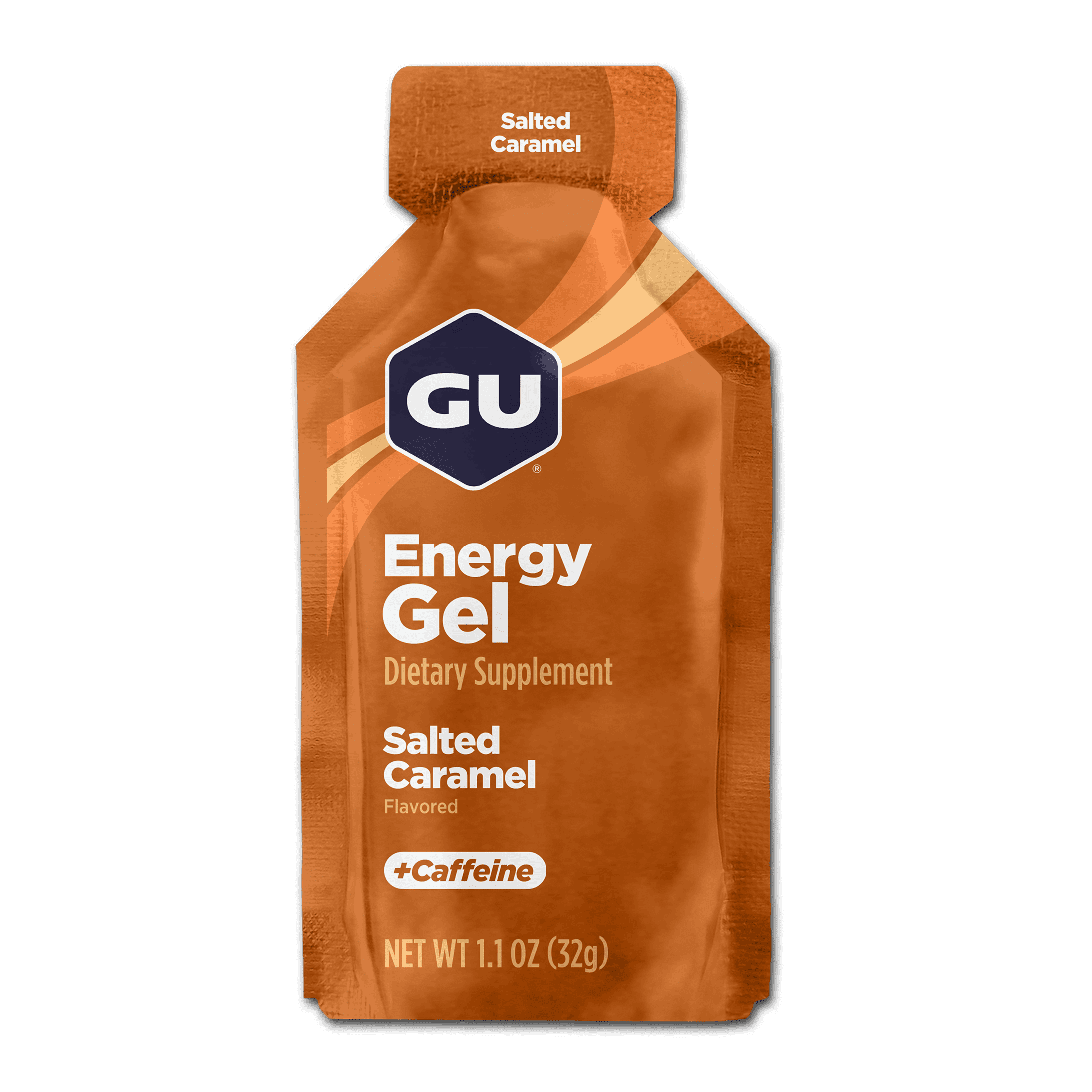 (2 pack) GU Energy, Original Energy Gels, Salted Caramel - 1 count