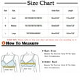 thumbnail image 3 of Xihbxyly Sports Bra Women Fashion Woman's Lace Beauty Back Solid Strap Wrap Plus Size Underwear Everyday Bra Strapless Bra for Big Busted Women Wireless Bra, 3 of 3