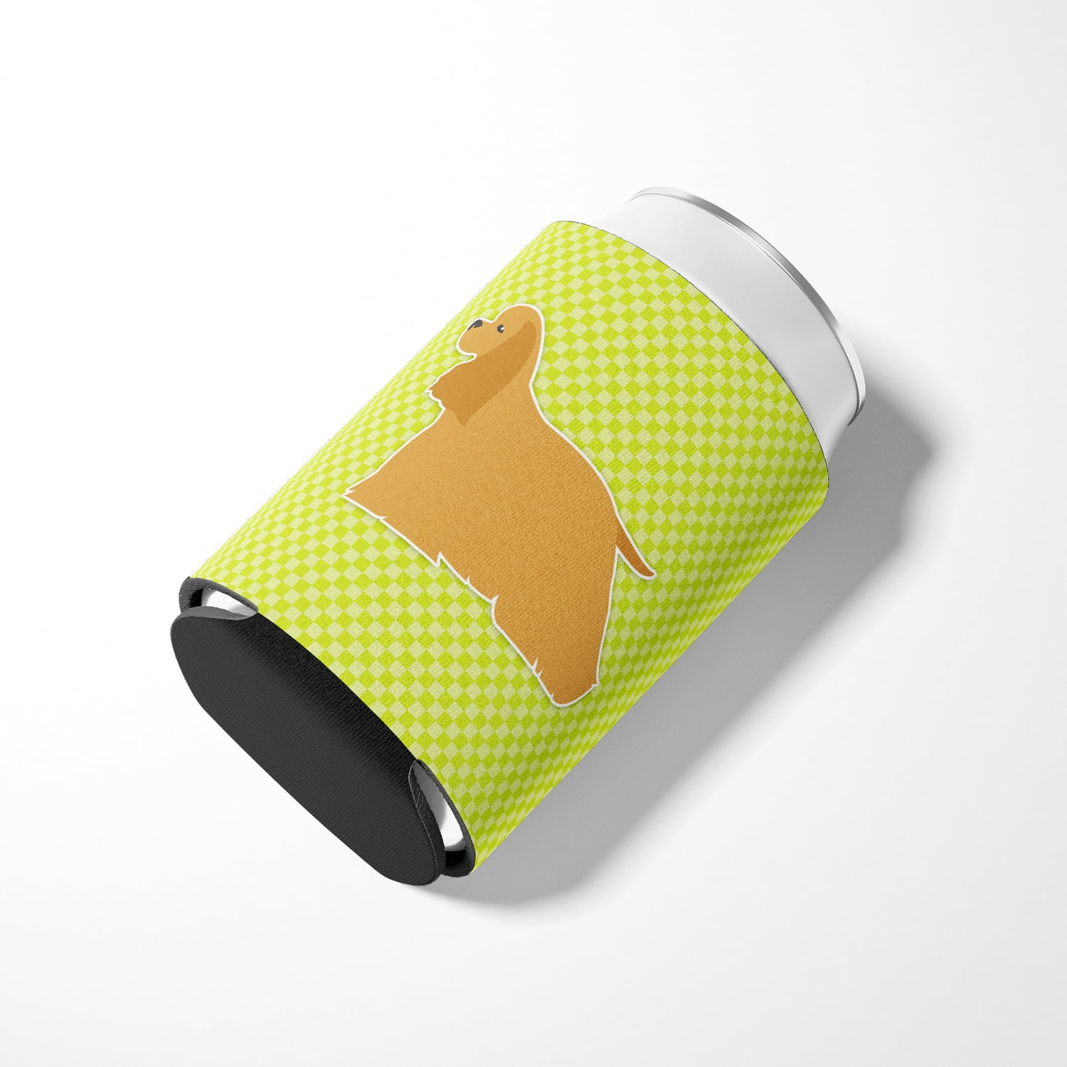 Caroline's Treasures Cocker Spaniel Checkerboard Can or Bottle Hugger - Thumbnail 2