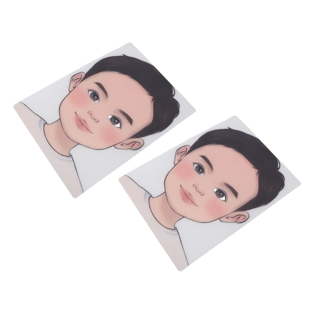 Plantilla De Pintura Facial, Textura De Piel Simulada, Fácil Aplicación, Tableros De Práctica De Pintura Facial Reutilizables, 2 Piezas Para Principiantes Para Estudio