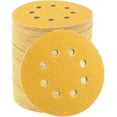 thumbnail image 1 of Sanding Discs,5-Inch 8-Hole Hook and Loop Sanding Discs, Orbital Sander Sandpaper Discs, 100Pcs Round Sandpaper Set, 80-Grit, 1 of 7