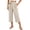 White, variant on Womens Solid Color Tailored Wide Leg Suit Pants Dual Side Slant Pockets High Waisted Smooth Drape Relaxed Fit Structured Long Trousers