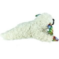 Multipet Lamb Chop Plush Dog Toy, Medium, Plaid Paws, 10.5 inches